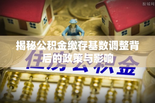 张家川揭秘公积金缴存基数调整背后的政策与影响