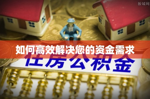 张家川如何高效解决您的资金需求